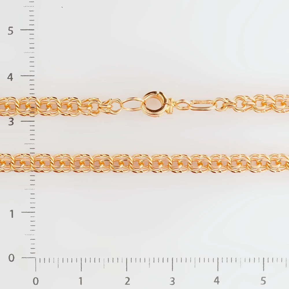 Цепь из красного золота 585 пробы