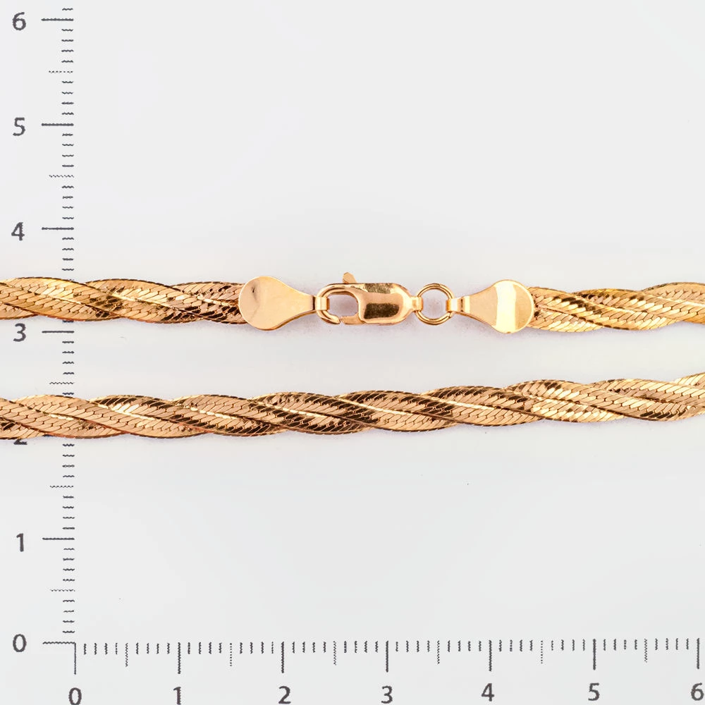 Цепь из красного золота 585 пробы