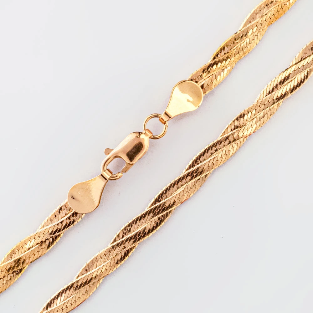 Цепь из красного золота 585 пробы