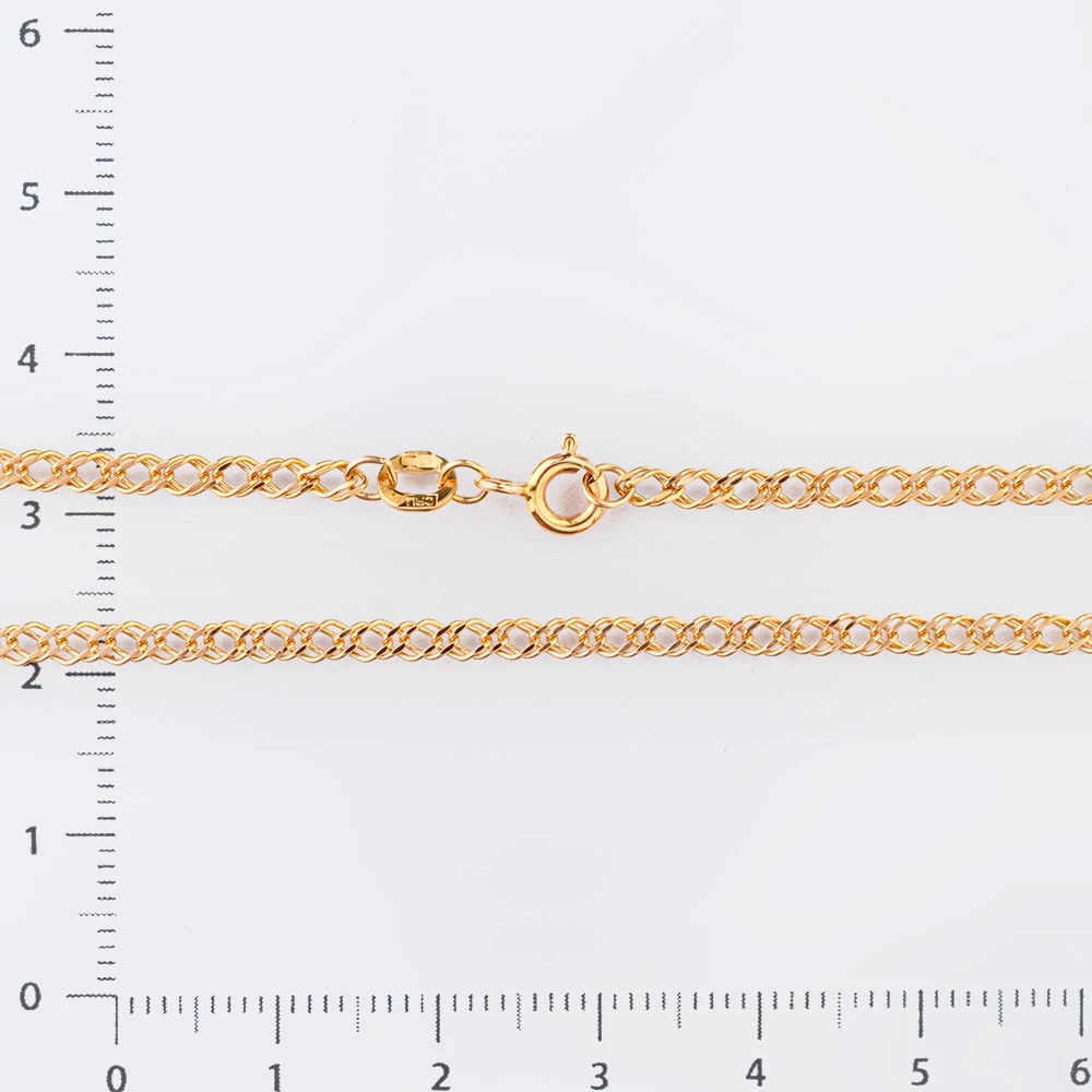 Цепь из красного золота 585 пробы