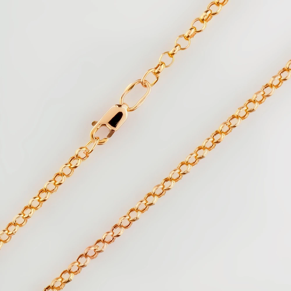 Цепь из белого золота 585 пробы