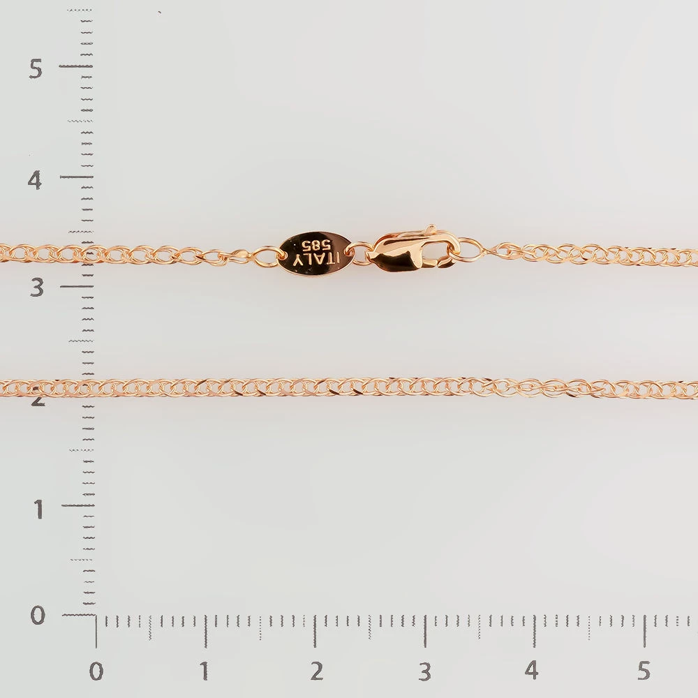 Цепь из красного золота 585 пробы