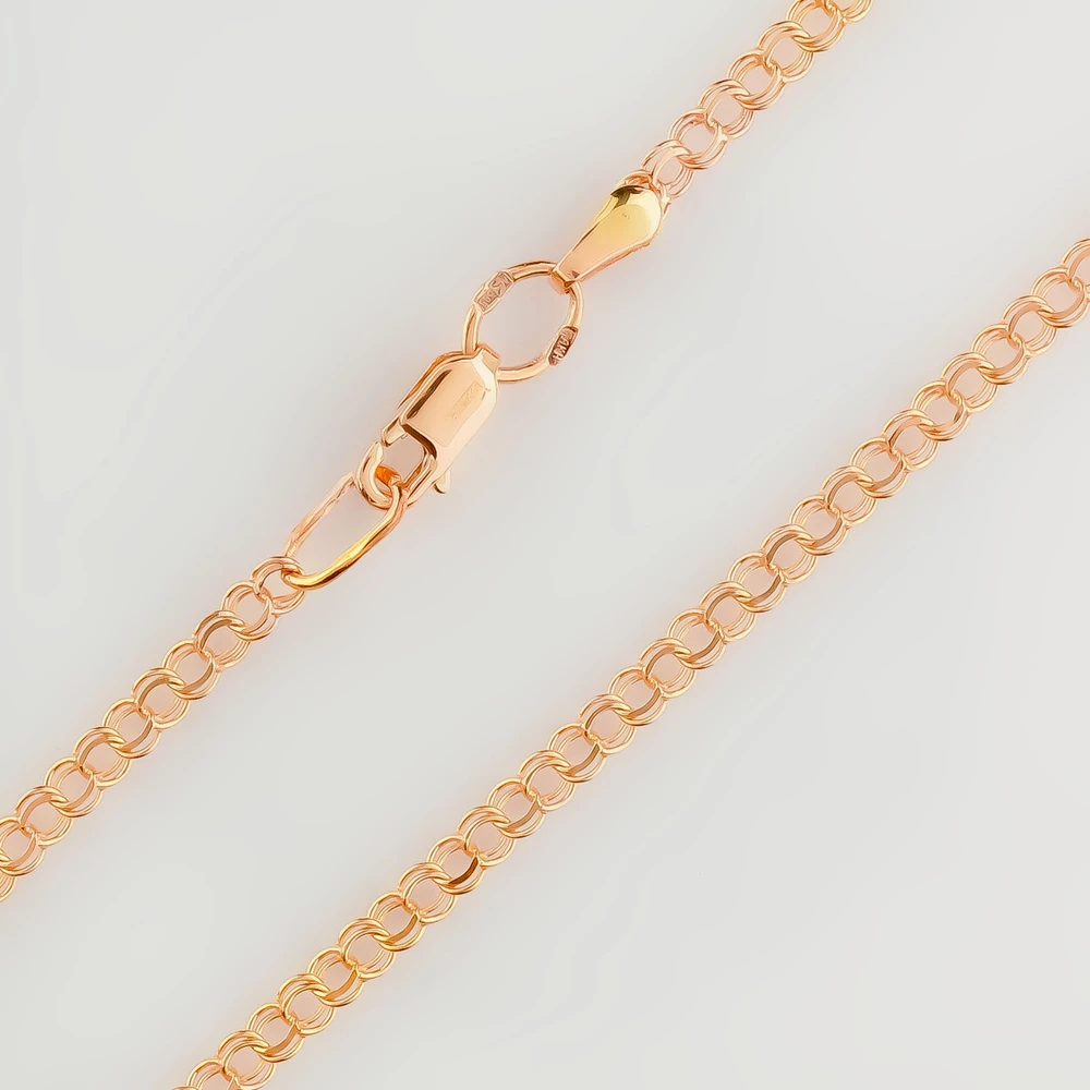 Цепь из красного золота 585 пробы