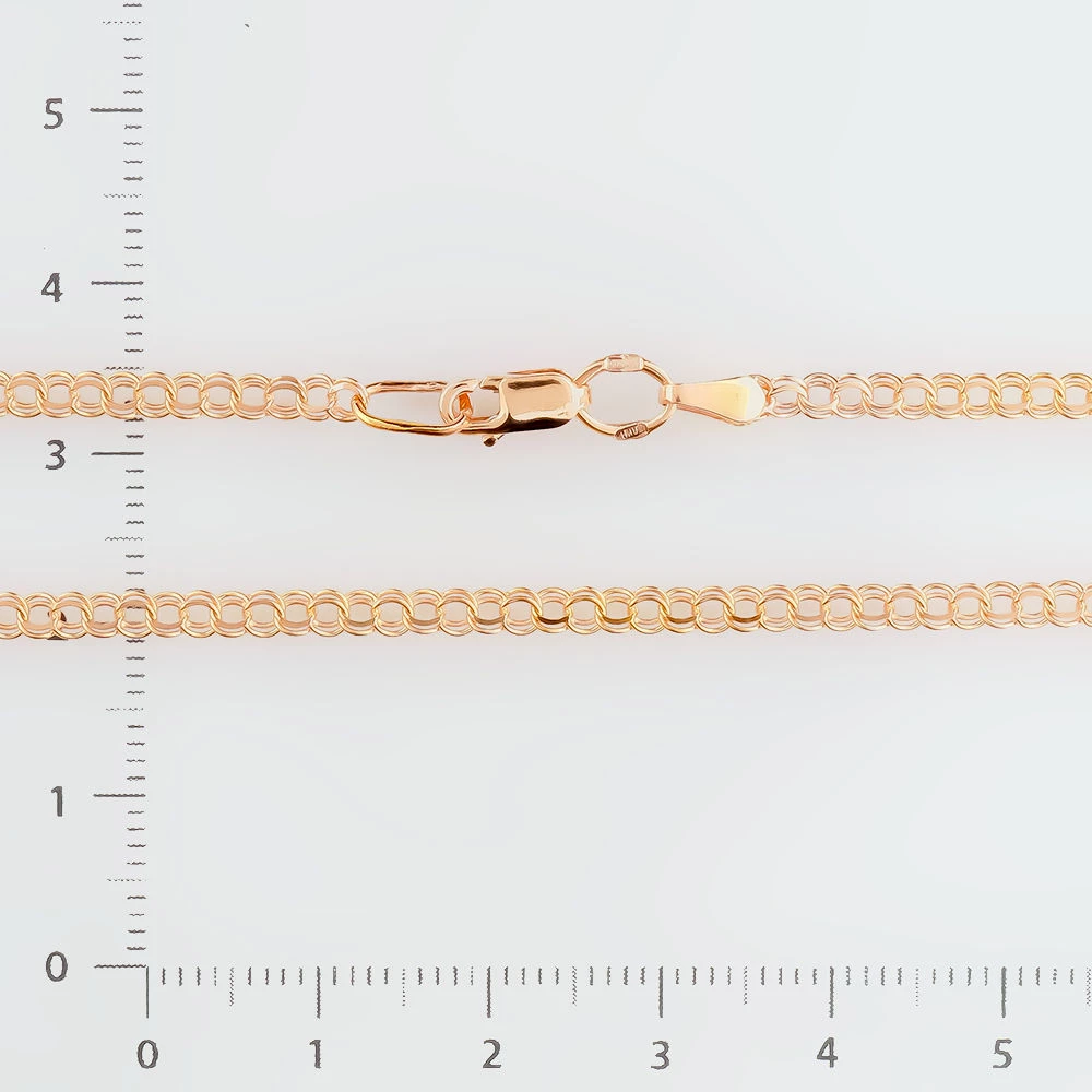 Цепь из красного золота 585 пробы