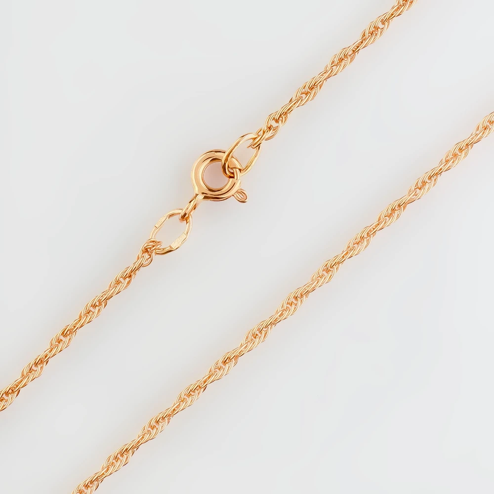 Цепь из красного золота 585 пробы