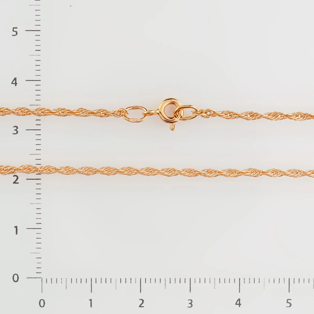 Цепь из красного золота 585 пробы