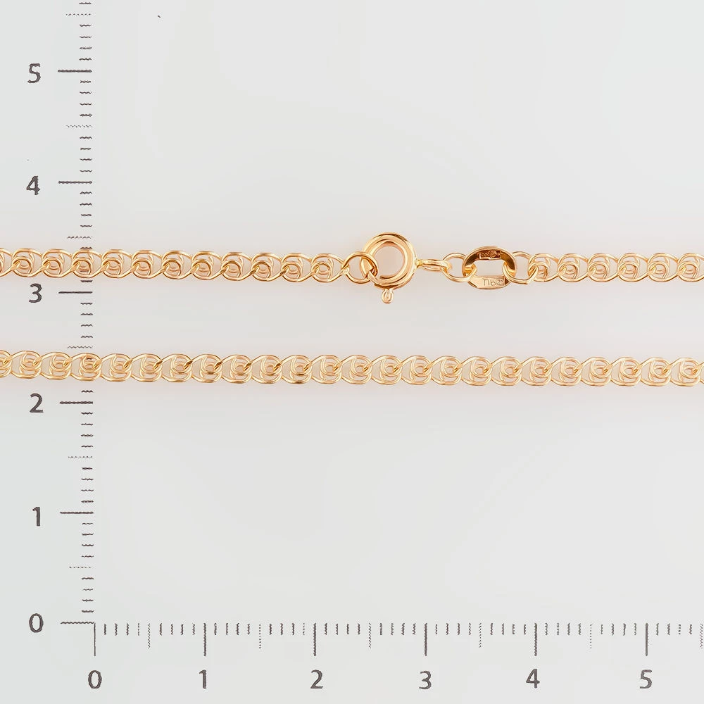 Цепь из красного золота 585 пробы