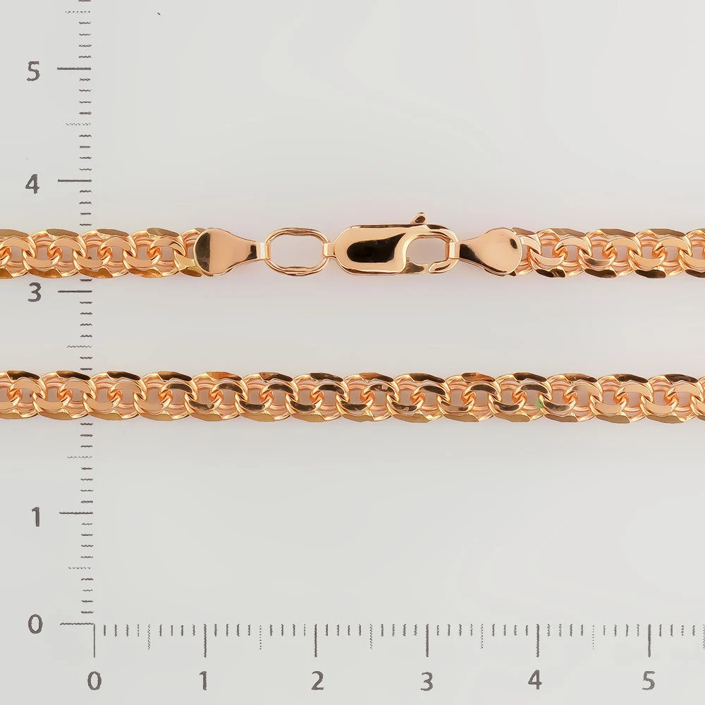 Цепь из красного золота 585 пробы