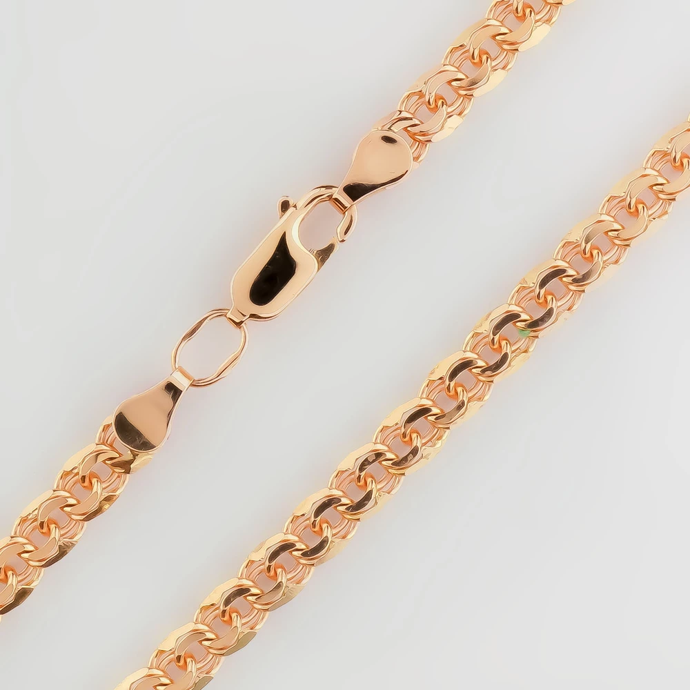 Цепь из красного золота 585 пробы