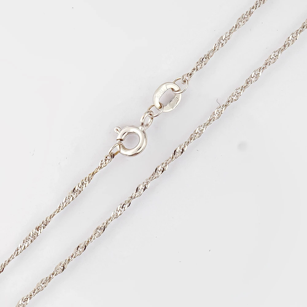 Цепь из белого золота 585 пробы