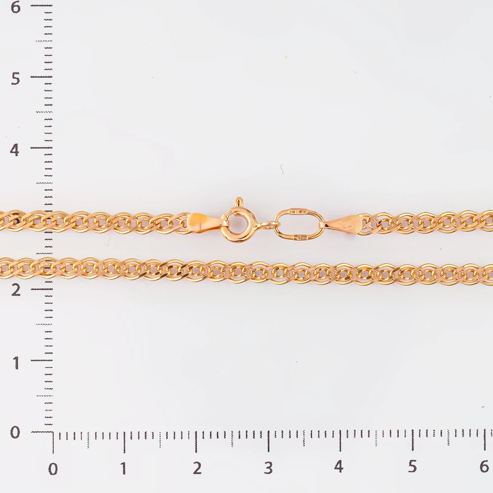 Цепь из красного золота 585 пробы