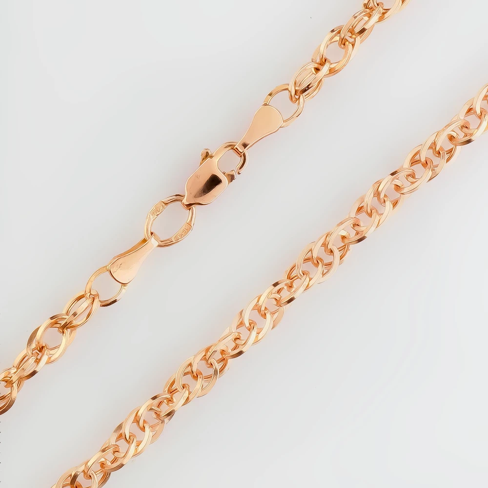 Цепь из красного золота 585 пробы