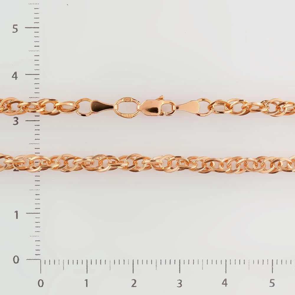 Цепь из красного золота 585 пробы