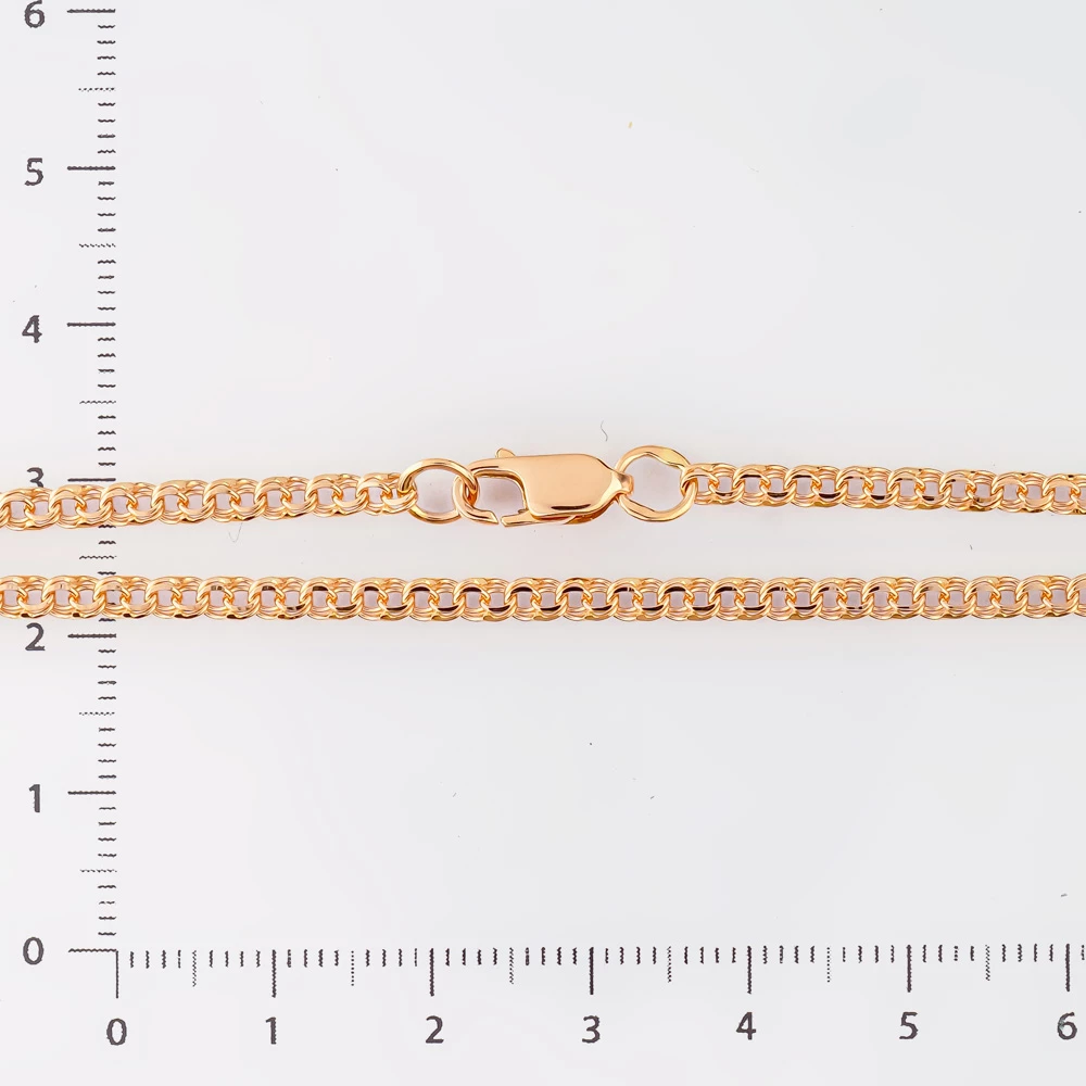 Цепь из красного золота 585 пробы