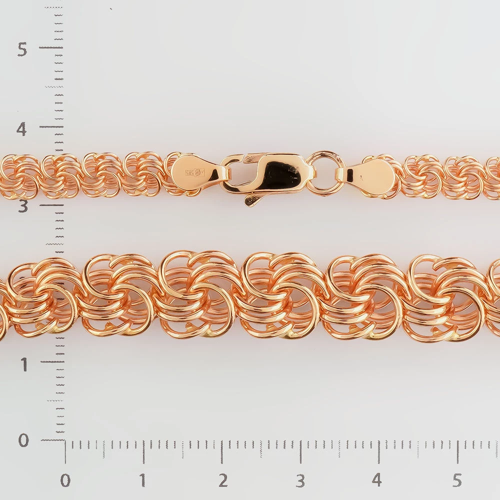 Цепь из красного золота 585 пробы