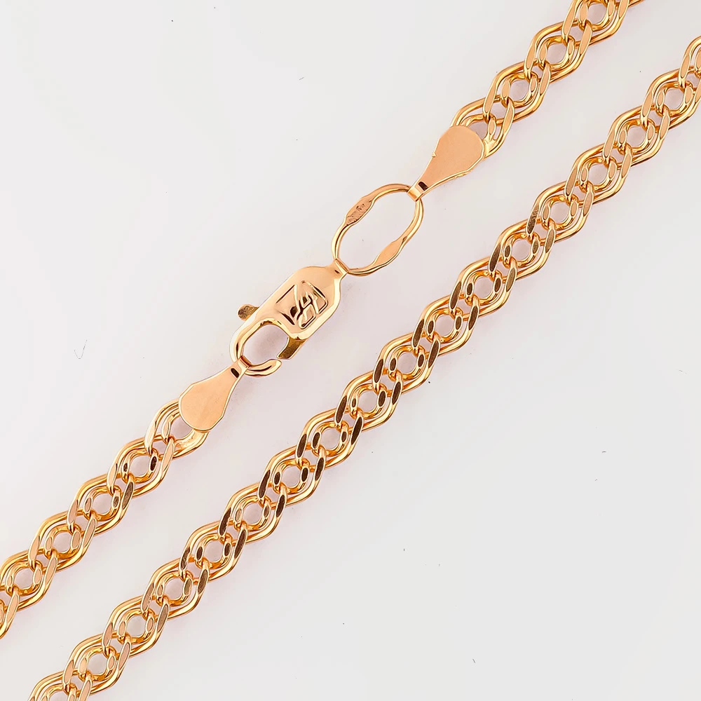 Цепь из красного золота 585 пробы