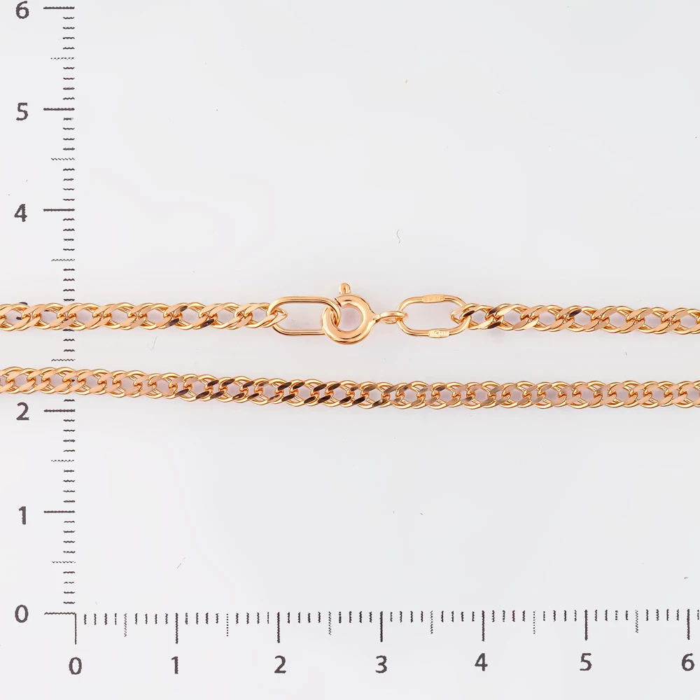 Цепь из красного золота 585 пробы