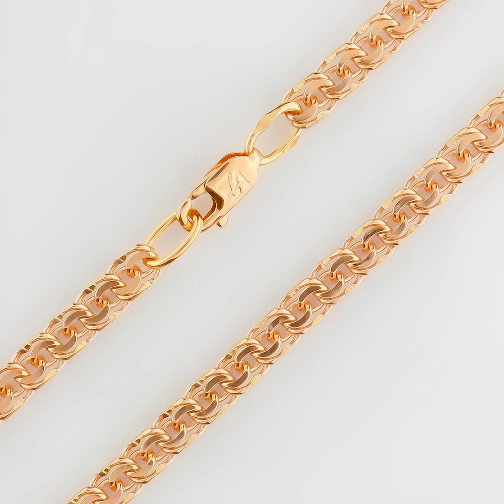 Цепь из красного золота 585 пробы