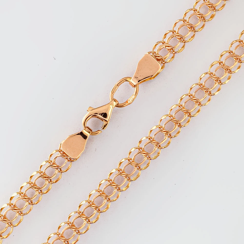 Цепь из красного золота 585 пробы