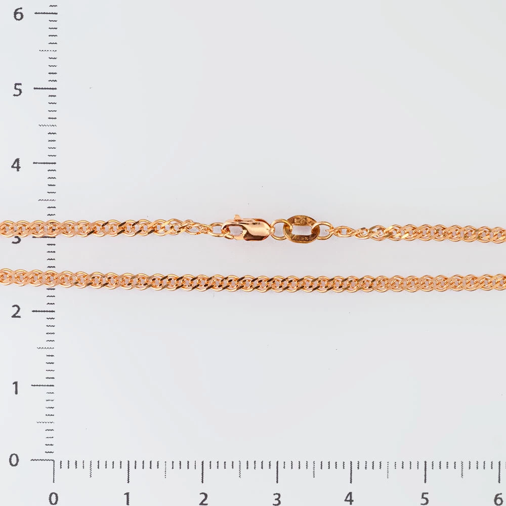 Цепь из красного золота 585 пробы