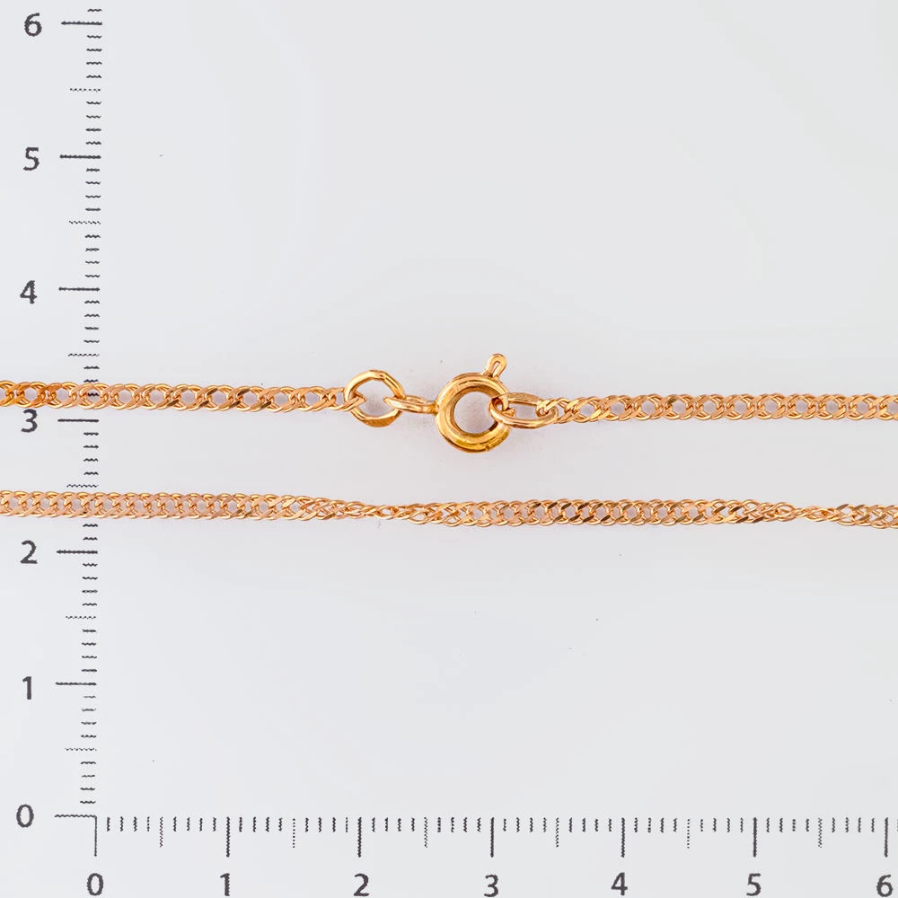 Цепь из красного золота 585 пробы