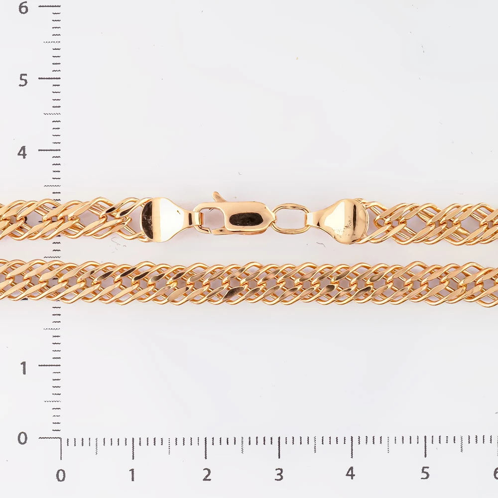 Цепь из красного золота 585 пробы