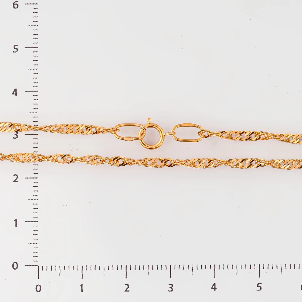 Цепь из красного золота 585 пробы