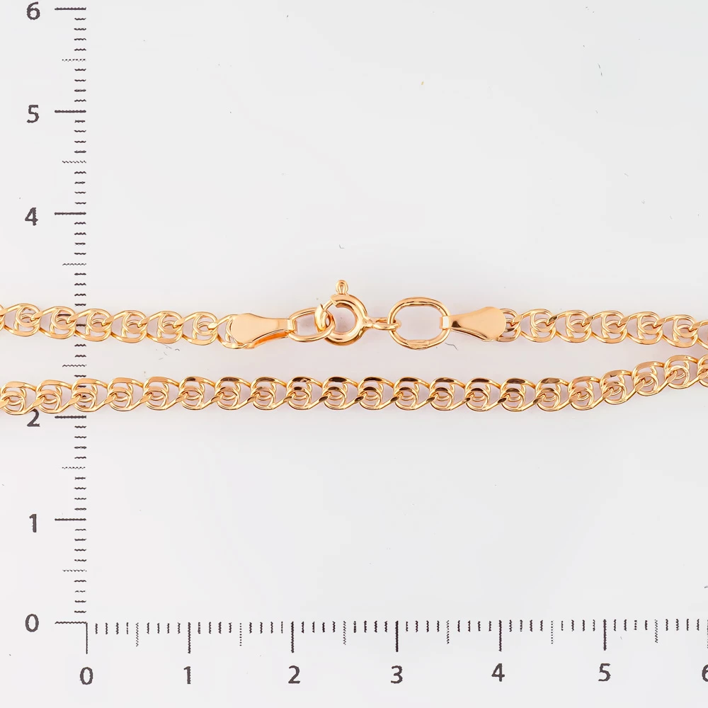 Цепь из красного золота 585 пробы