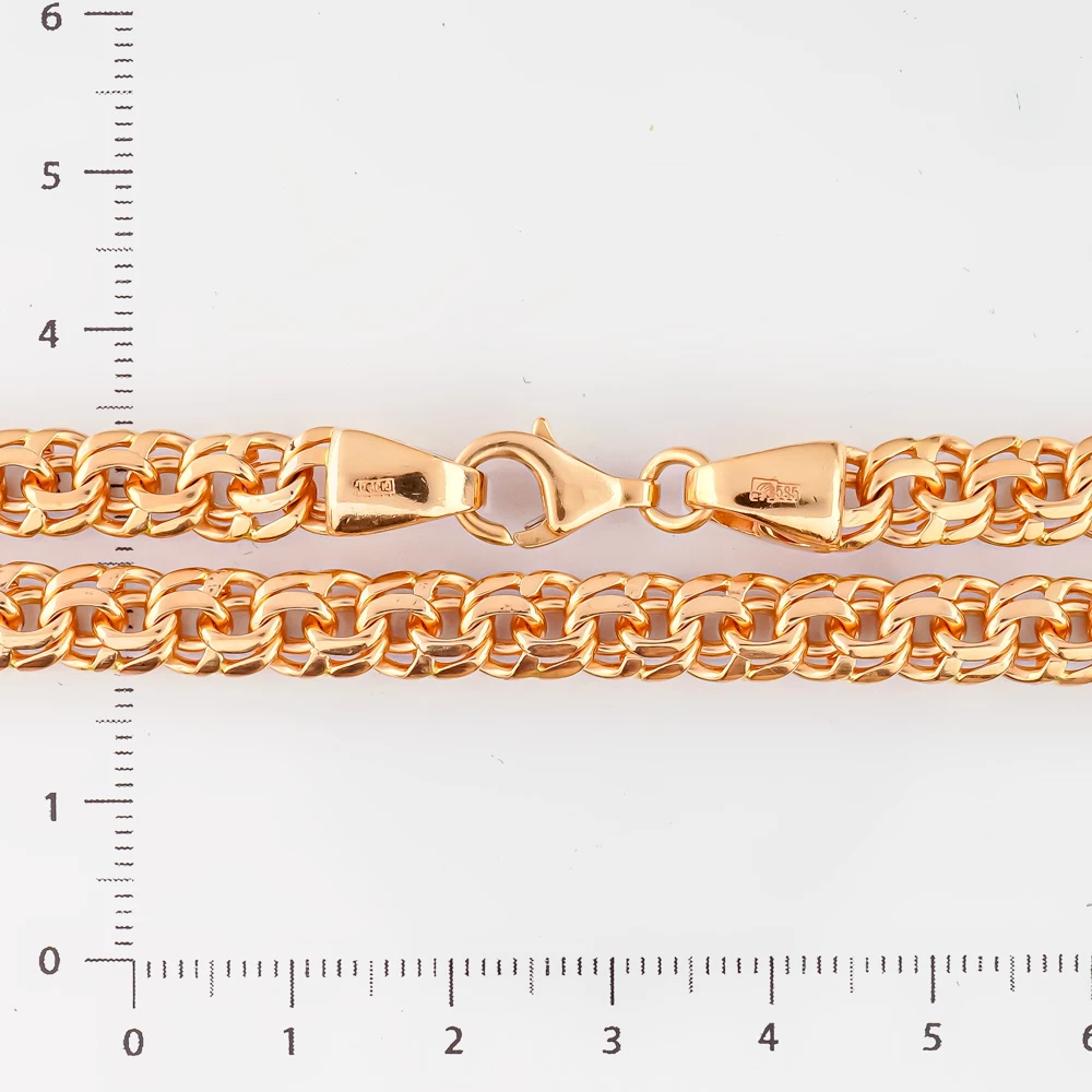 Цепь из красного золота 585 пробы