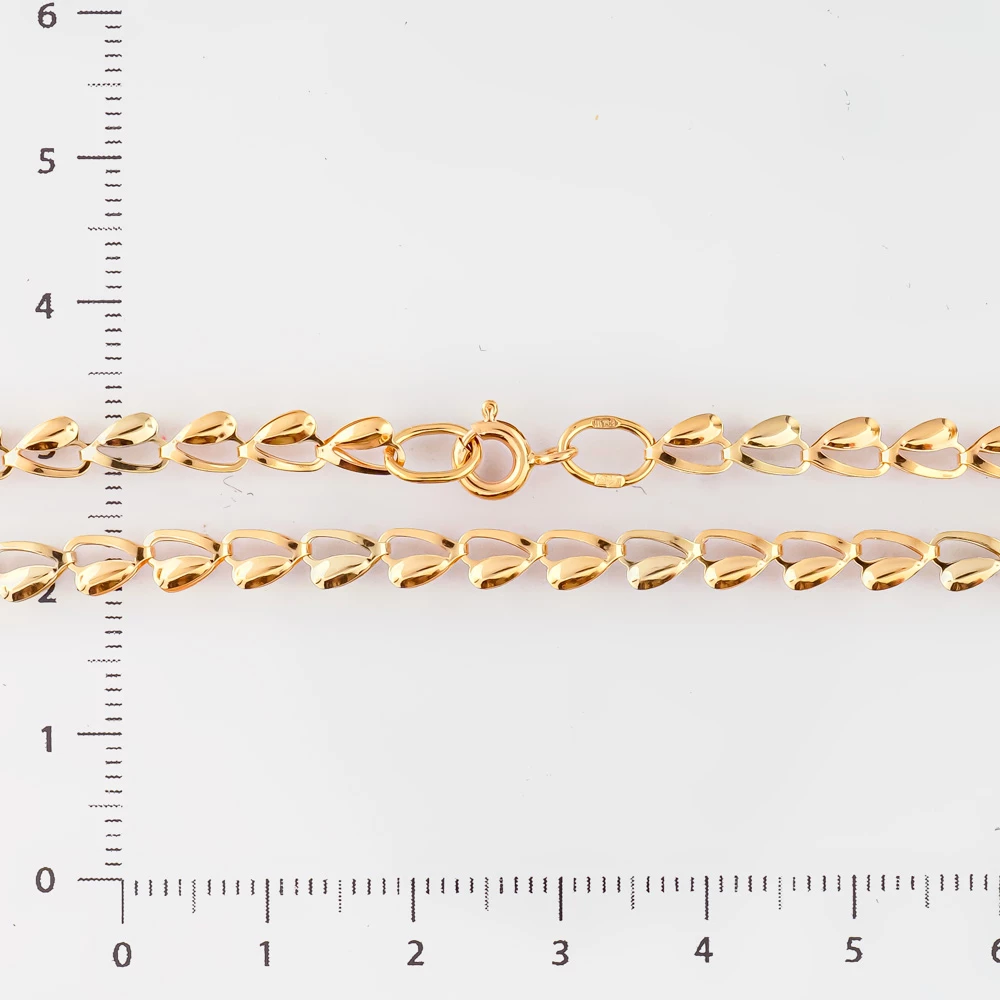 Цепь из красного золота 585 пробы