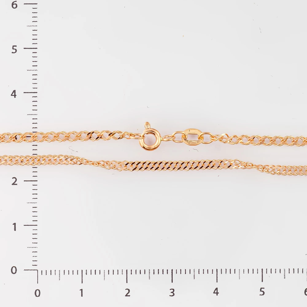 Цепь из красного золота 585 пробы