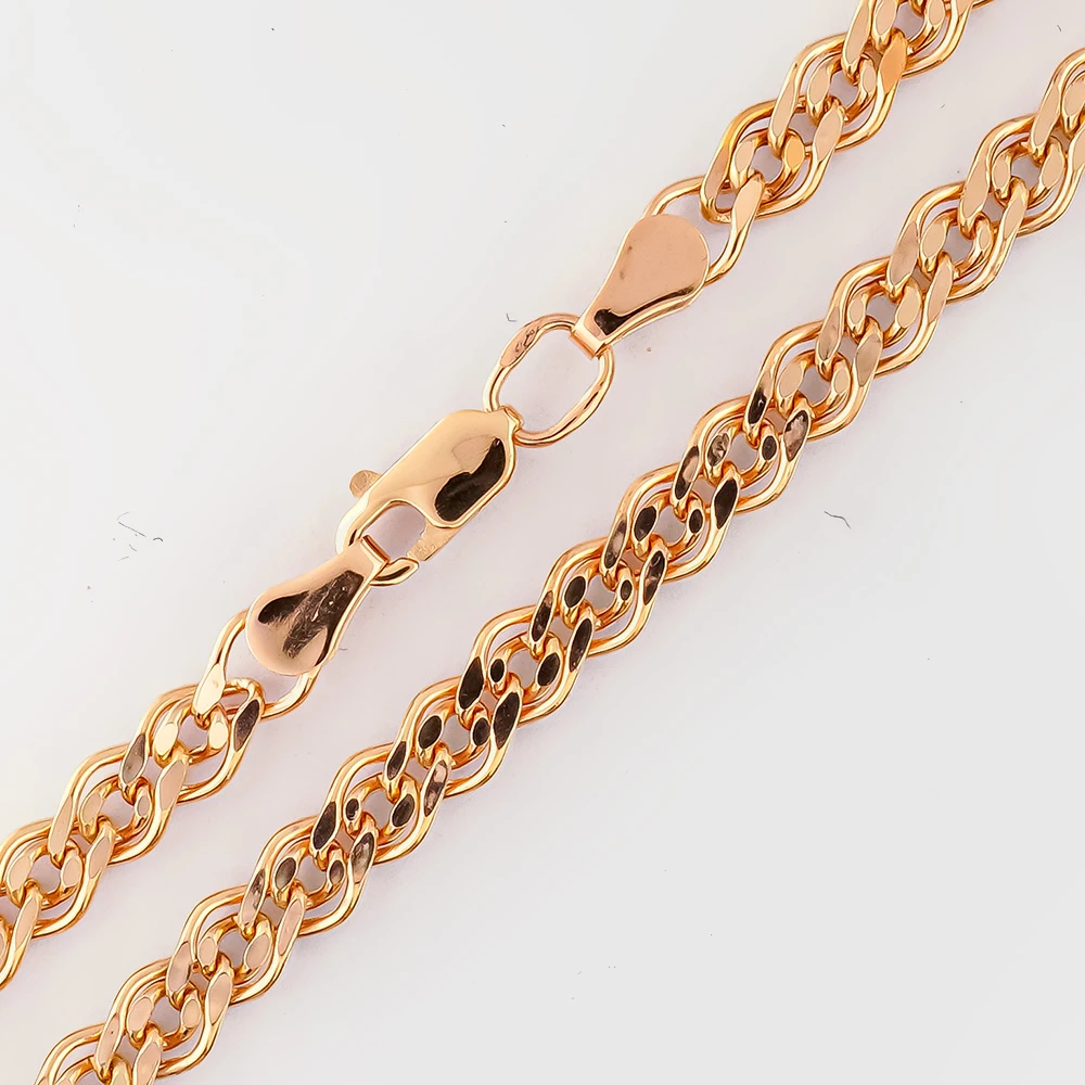 Цепь из красного золота 585 пробы