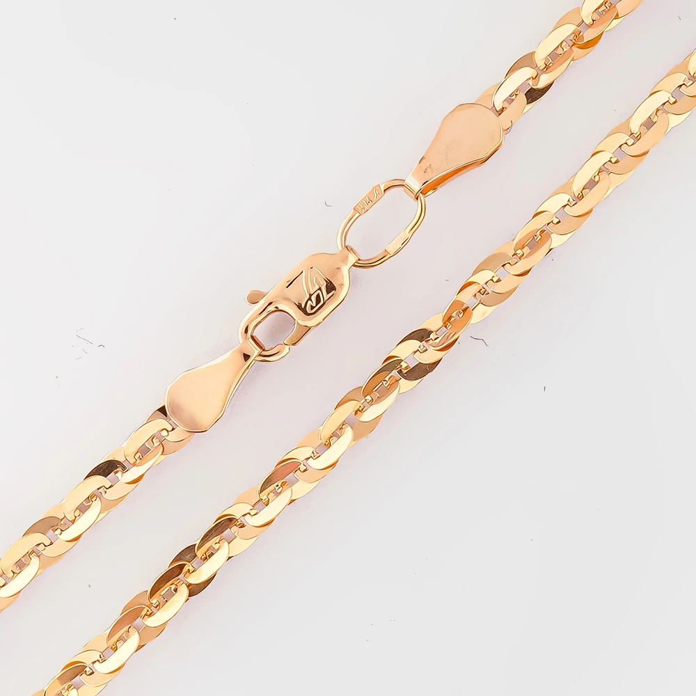 Цепь из красного золота 585 пробы