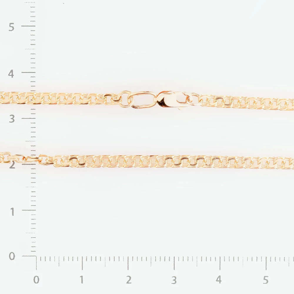 Цепь из красного золота 585 пробы