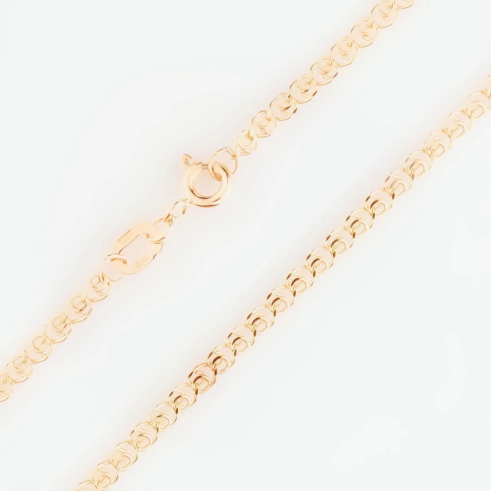 Цепь из красного золота 585 пробы