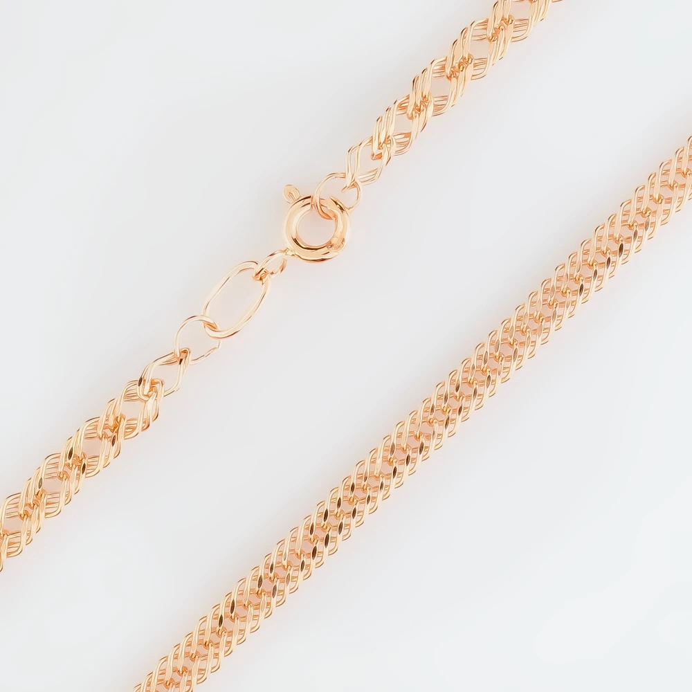 Цепь из красного золота 585 пробы