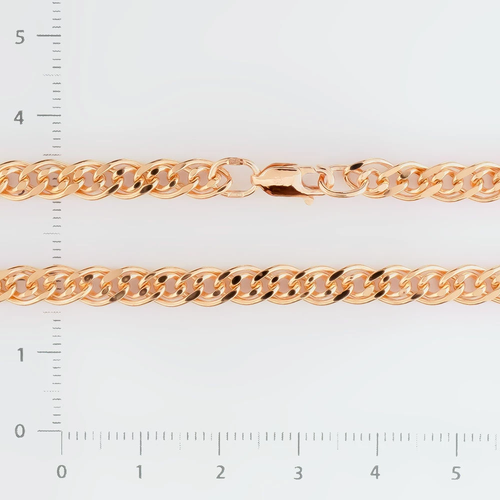 Цепь из красного золота 585 пробы