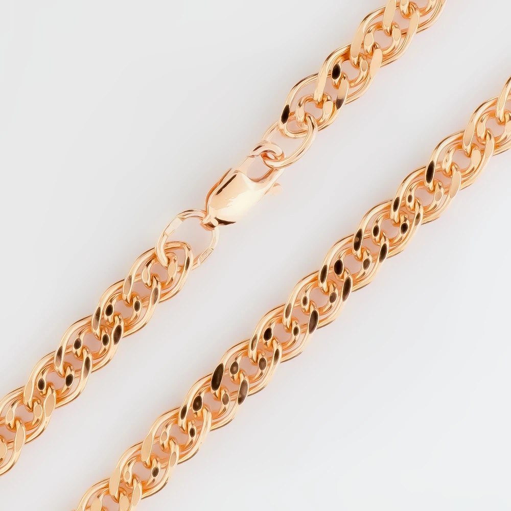 Цепь из красного золота 585 пробы