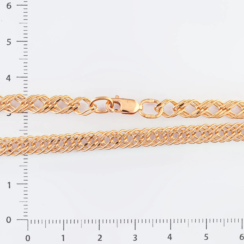 Цепь из красного золота 585 пробы