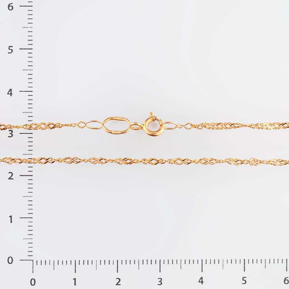 Цепь из красного золота 585 пробы
