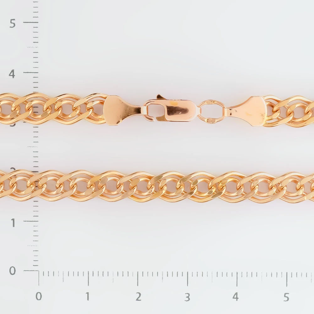 Цепь из красного золота 585 пробы