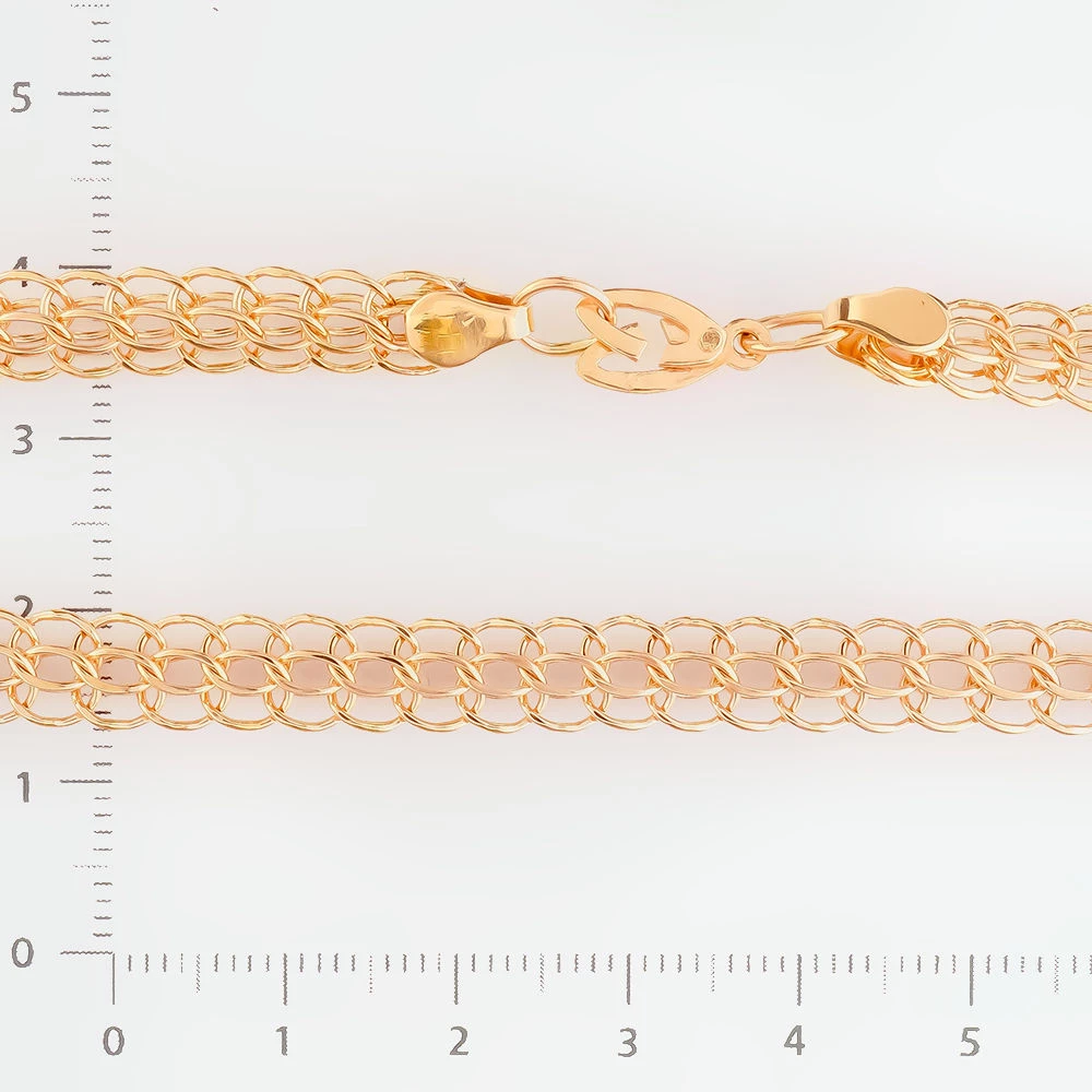 Цепь из красного золота 585 пробы