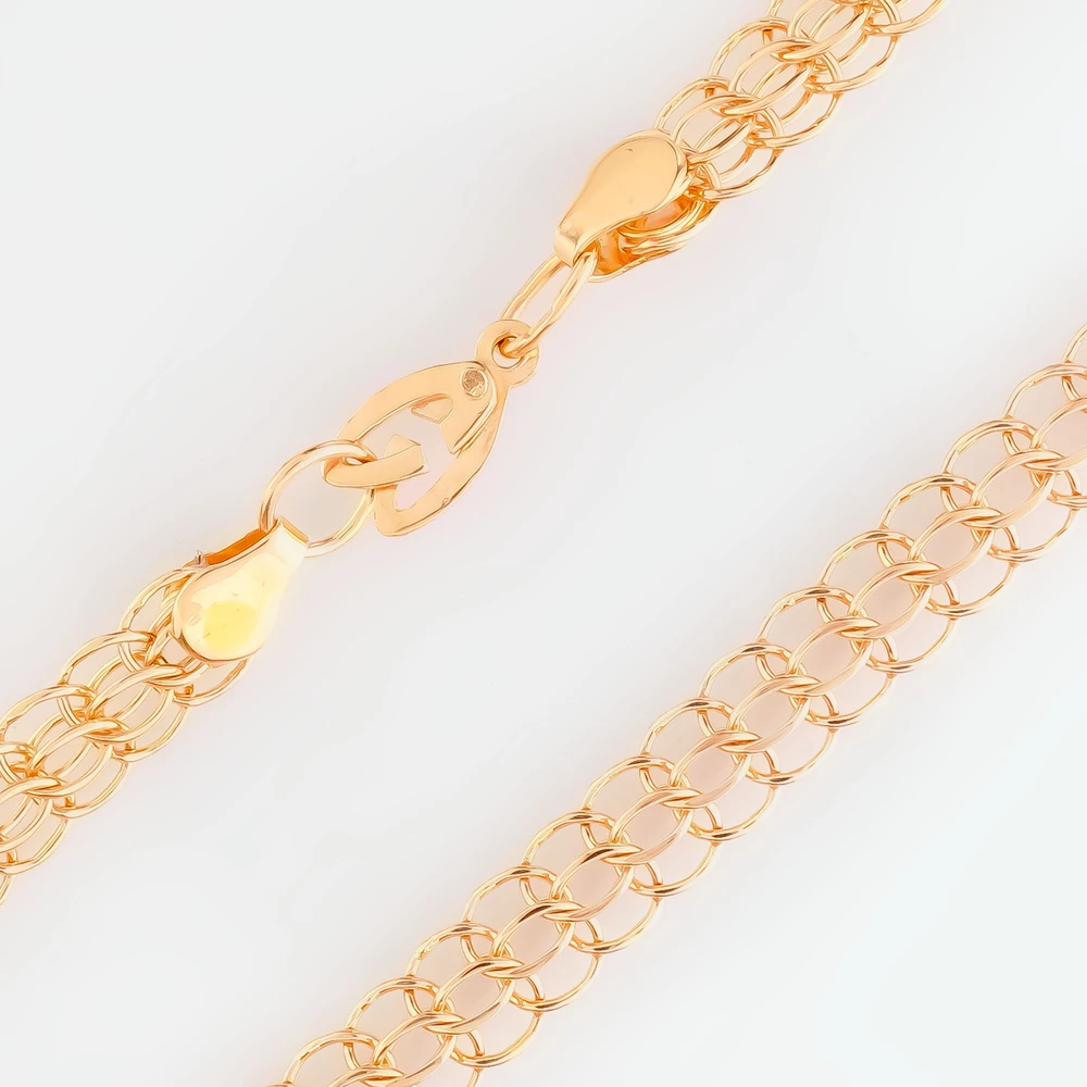 Цепь из красного золота 585 пробы