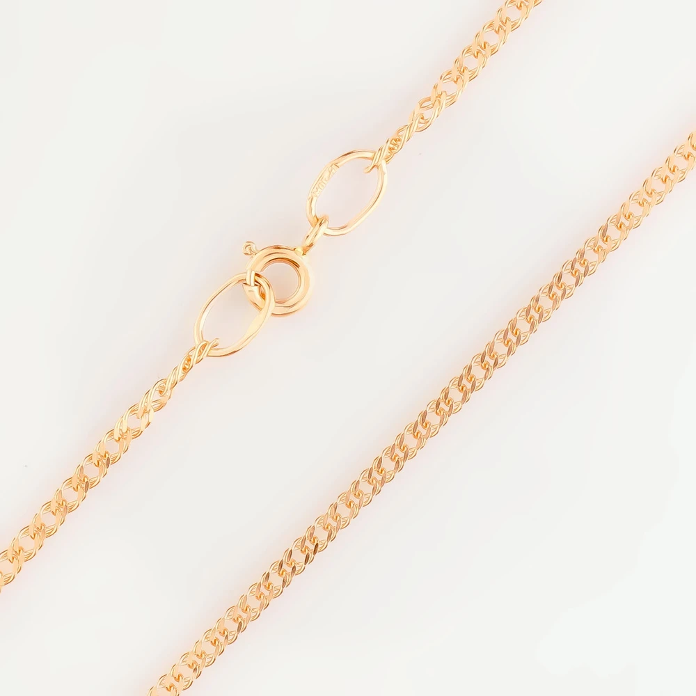 Цепь из красного золота 585 пробы