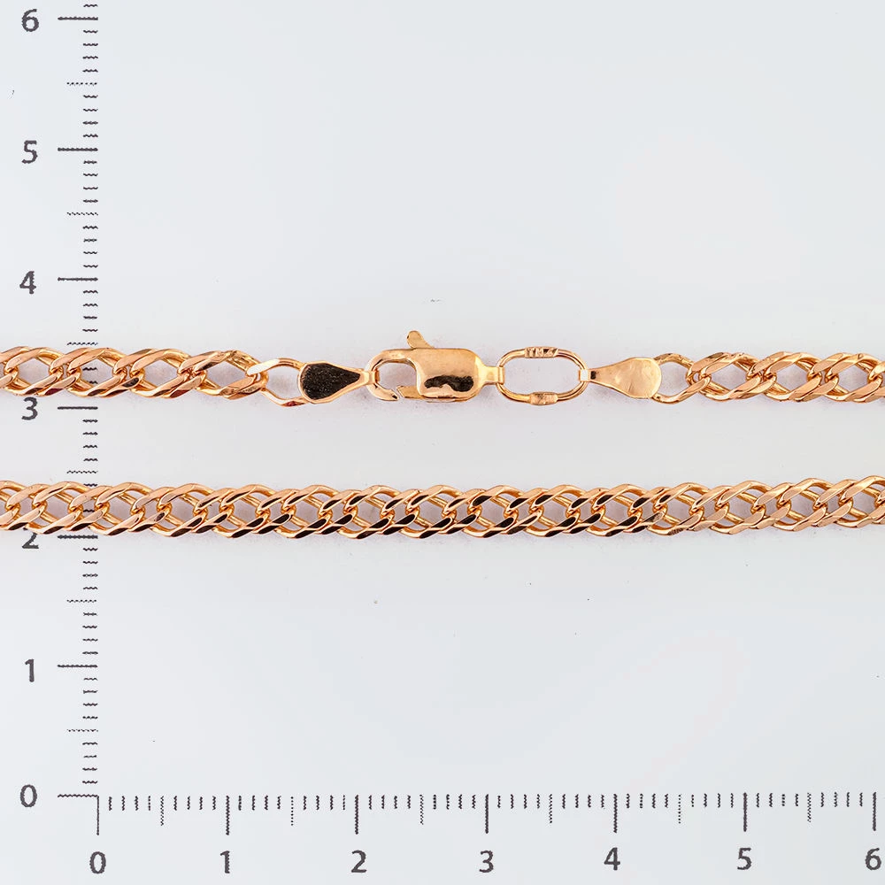 Цепь из красного золота 585 пробы