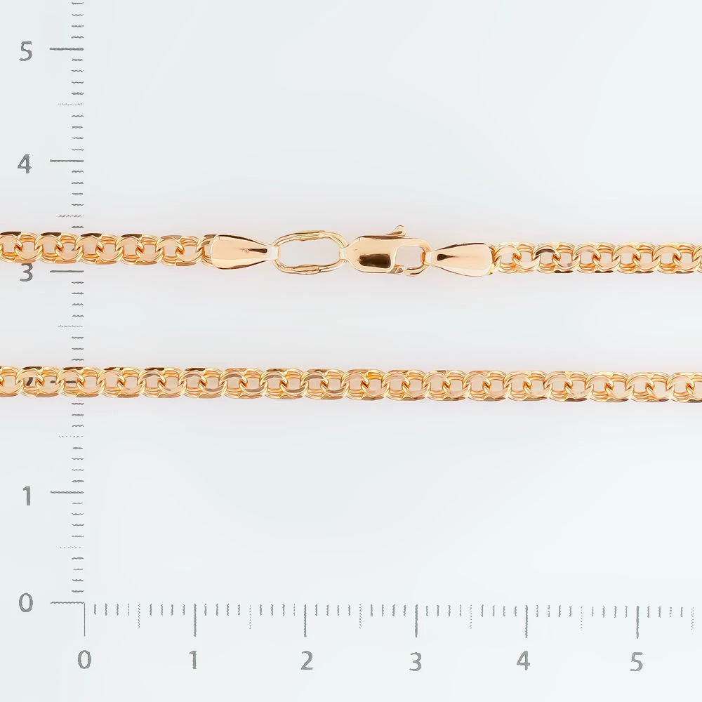 Цепь из красного золота 585 пробы