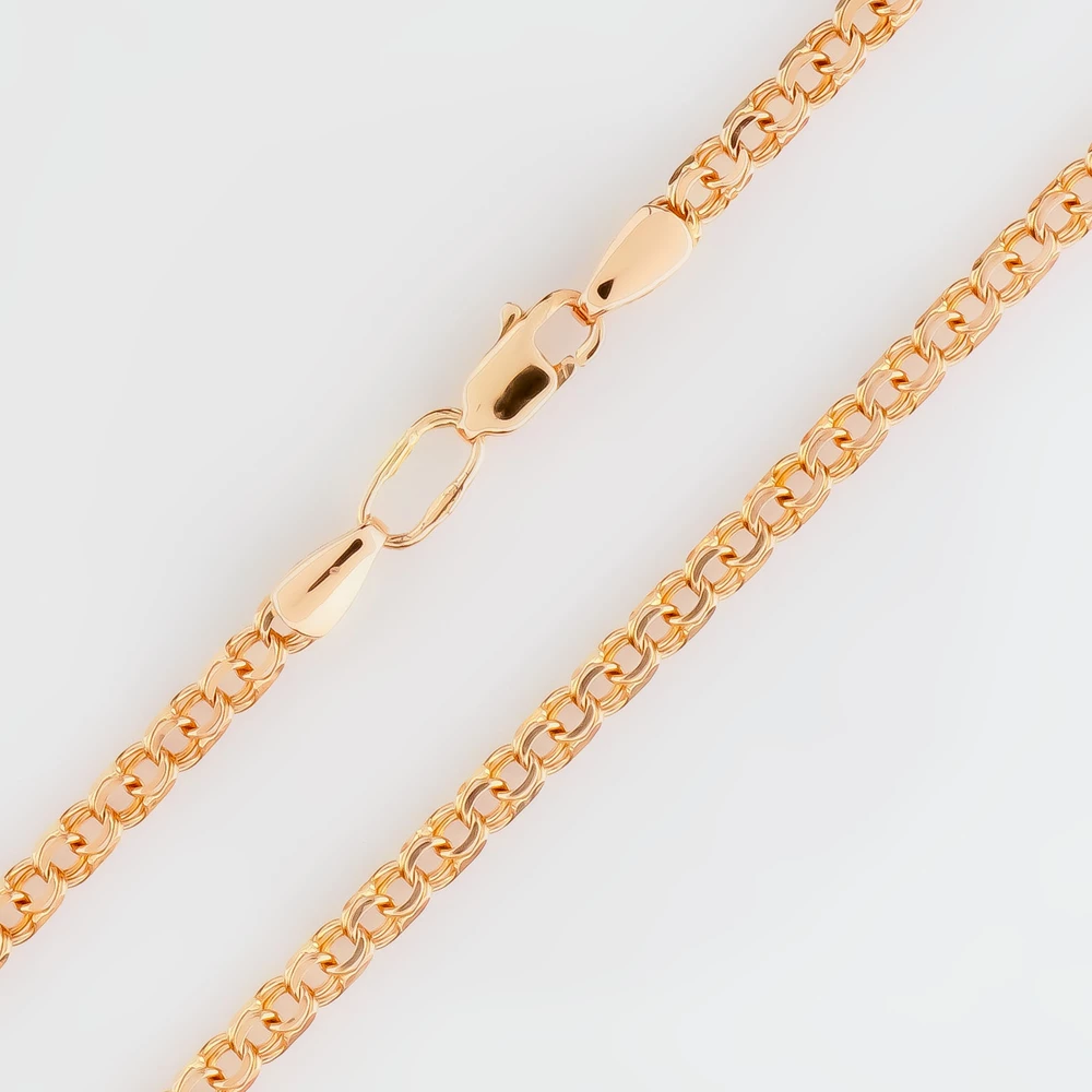 Цепь из красного золота 585 пробы