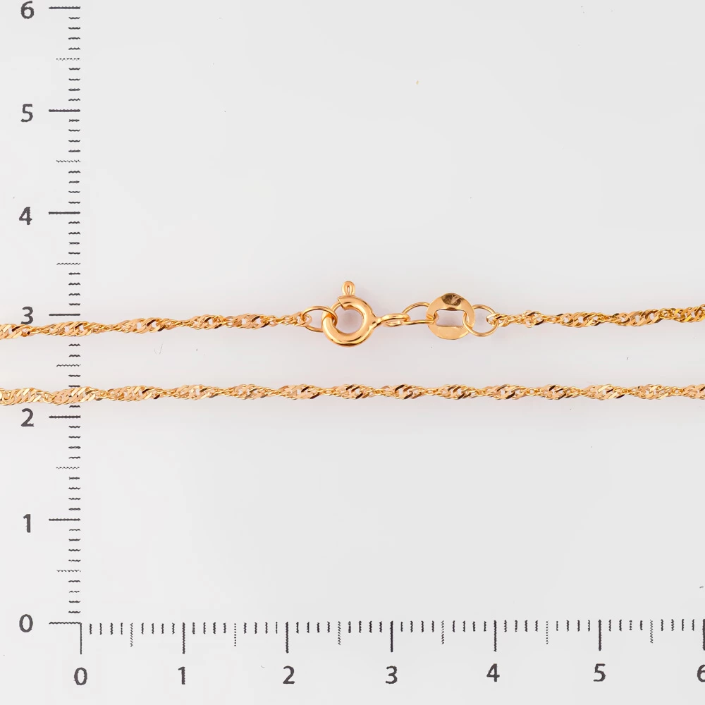 Цепь из красного золота 585 пробы