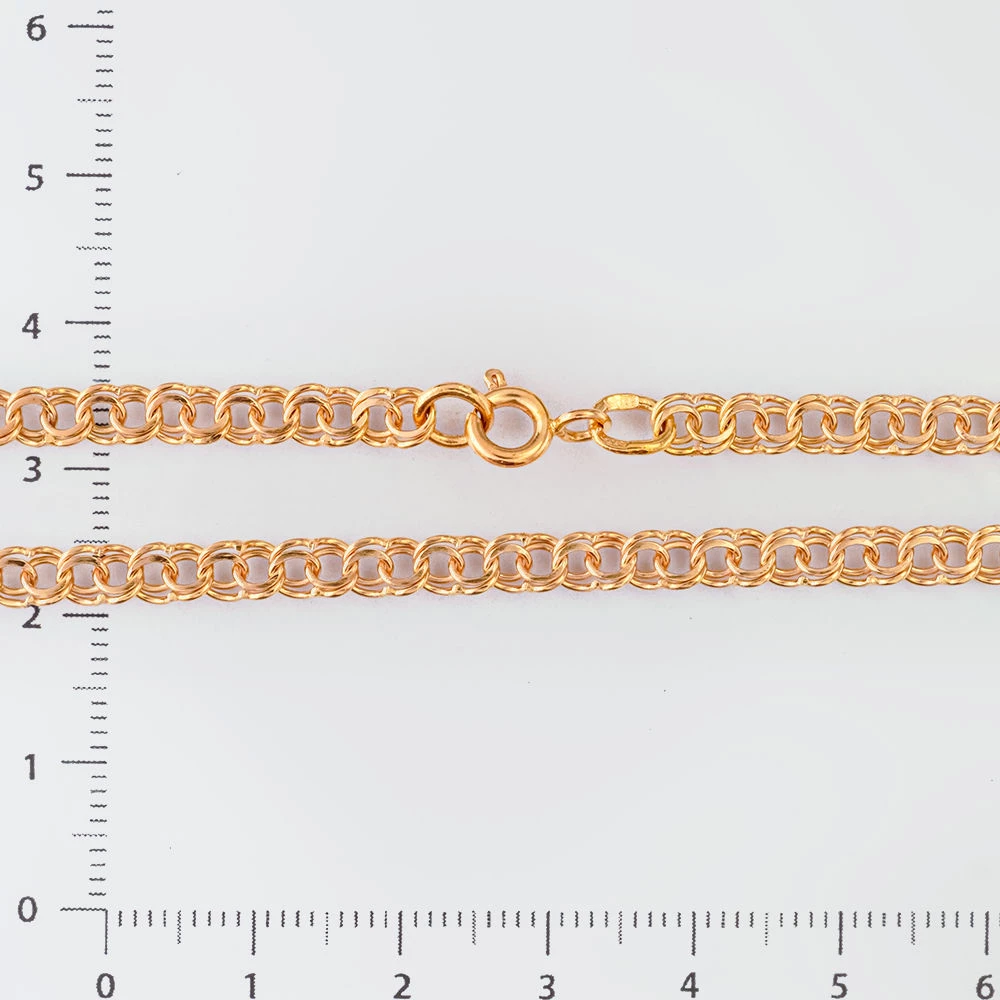 Цепь из красного золота 583 пробы