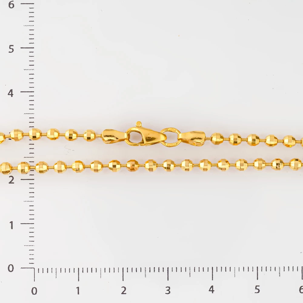 Цепь из белого золота 750 пробы